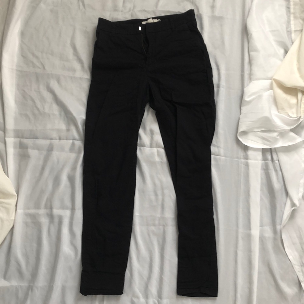 black slacks